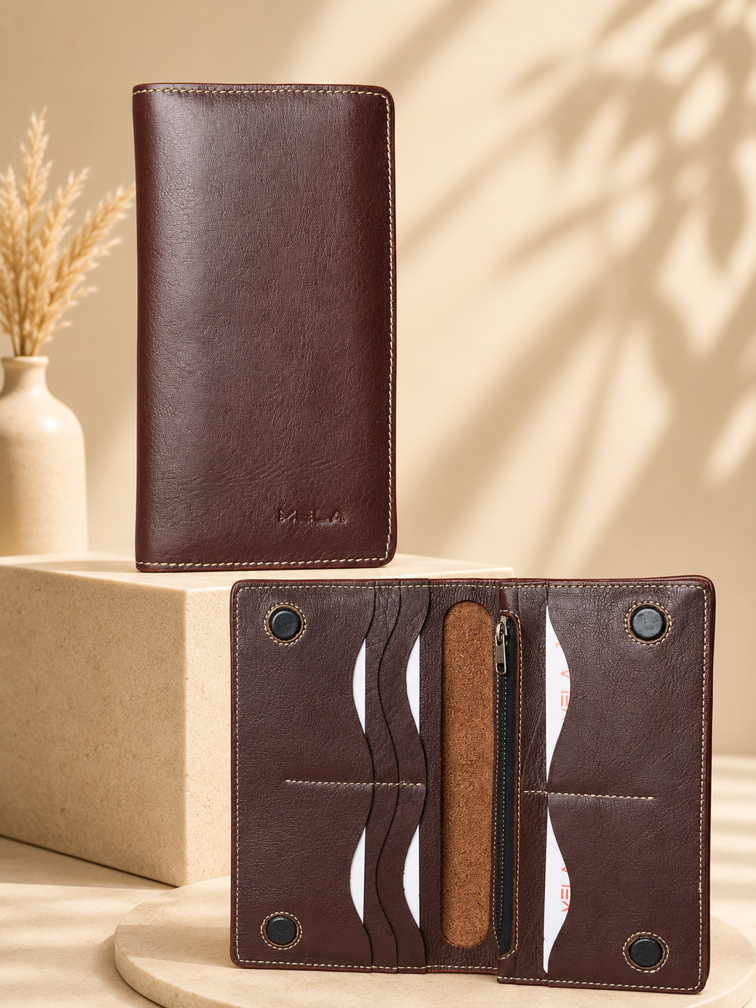 Long chocolate wallet